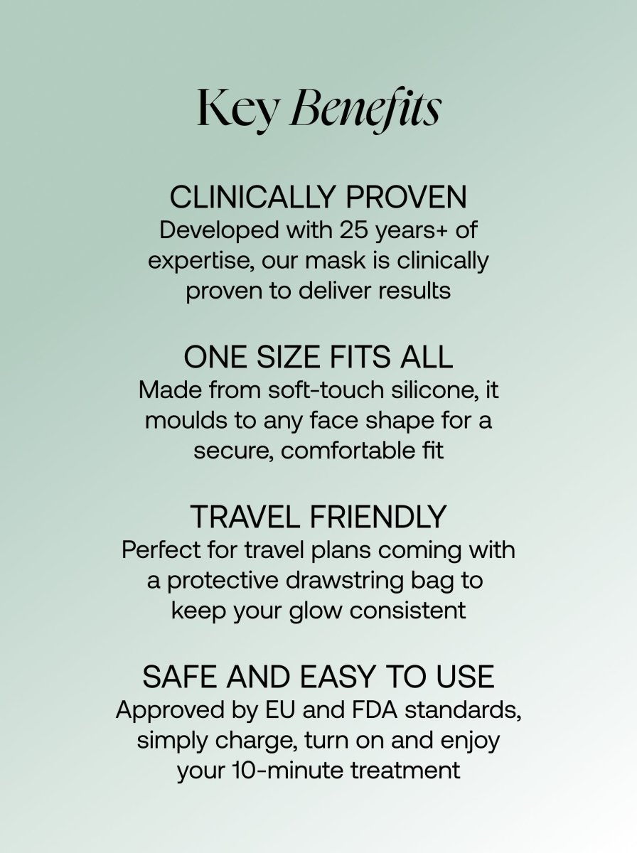 LED Dual Light Pro-Therapy Face Mask - UKLASH