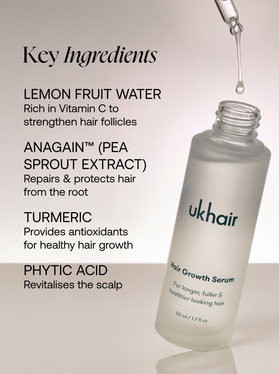 Hair Growth Serum + Advanced Hair Supplements - UKLASH