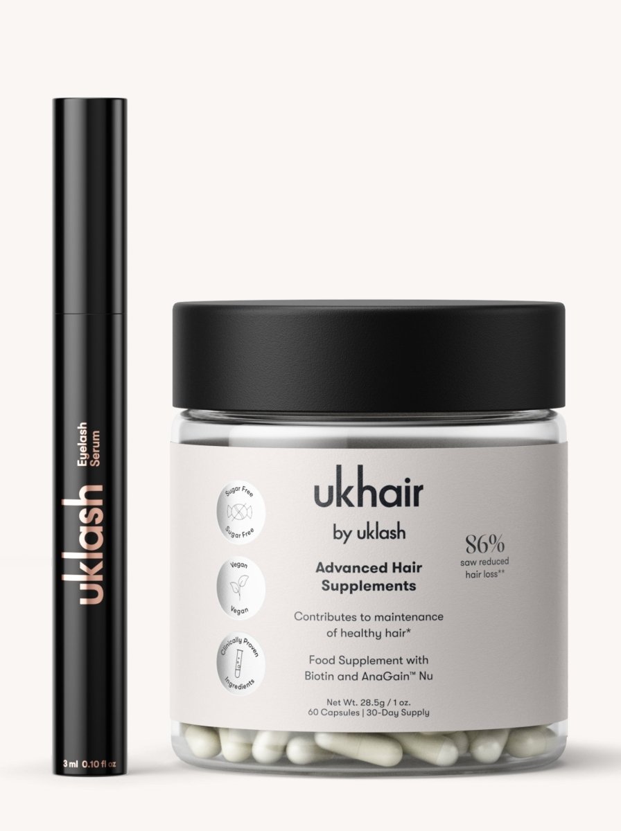 Lash Growth Serum + Advanced Hair Supplements - UKLASH